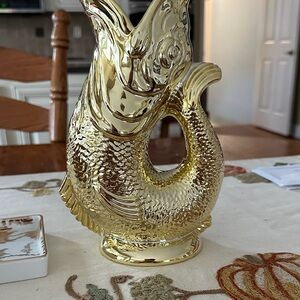 Lilly Pulitzer Gold Decorative Piece